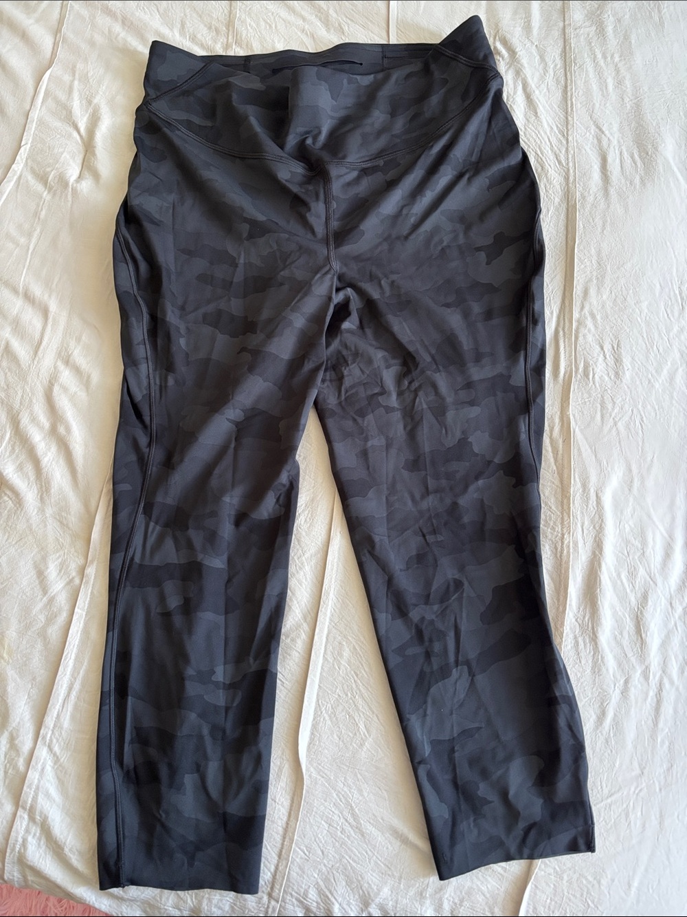 lululemon athletica Black and Charcoal Camo Leggings